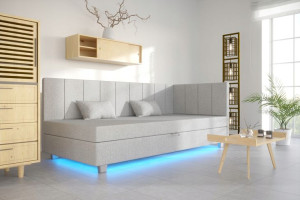Tapczan jednoosobowy Paula Pro Led 110cm