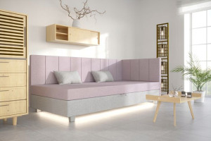 Tapczan jednoosobowy Paula Pro Led 70cm