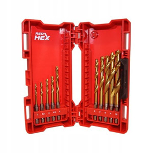 Wiertła do metalu HSS-G TiN HEX Milwaukee 10 szt