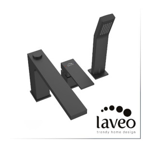 bateria wannowa stojąca 3-otworowa LAVEO KVADRATO BLQ 713D
