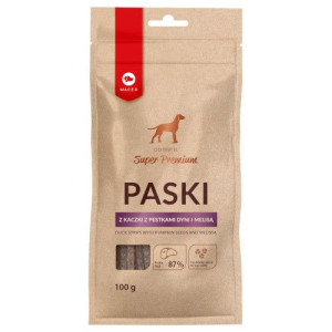 Maced Super Premium paski z kaczki z pestkami dyni i melisą 100g