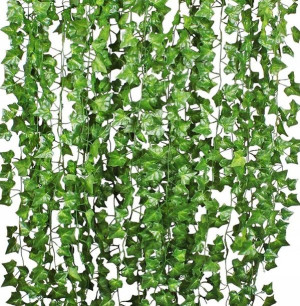 24x Sztuczny Bluszcz Roślina Wisząca Dekoracje 50m