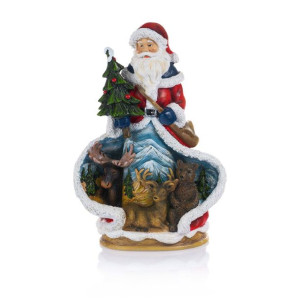 Święty Mikołaj - zwierzęta leśne - Decorato