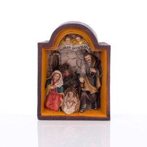 Szopka bożonarodzeniowa - Święta Rodzina - 12 cm - Classic