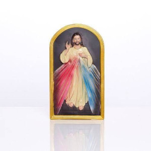 Jezus Miłosierny płaskorzeźba
