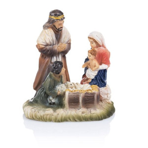 Szopka bożonarodzeniowa - Święta Rodzina - 13 cm - Classic