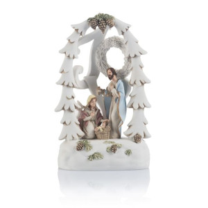 Święta Rodzina Boże Narodzenie - świecąca - Bianco