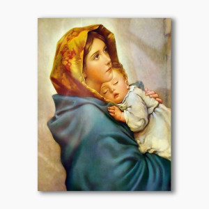 Matka Boża Cygańska, nowoczesny obraz religijny plexi