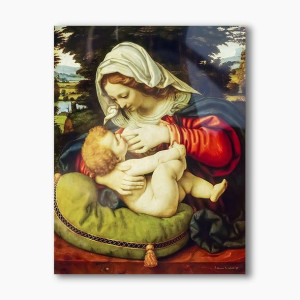 Matka Boża Karmiąca, nowoczesny obraz religijny plexi