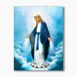 Matka Boża Niepokalana, nowoczesny obraz religijny plexi