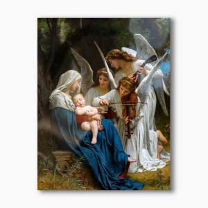 Śpiew aniołów, nowoczesny obraz religijny plexi