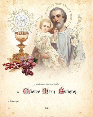 Obrazki komunijne pamiątka zestaw 25szt.