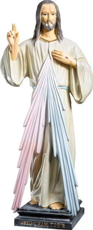 Jezus Miłosierny (Jezu Ufam Tobie) - Figura (60 cm)