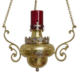 Lampa elektryczna, wisząca wys. 65cm