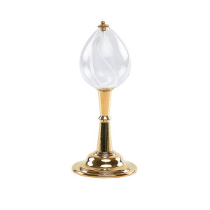 Lampa oliwna szklana
