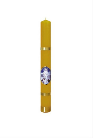 Świeca gromnica Matka Boża Gromniczna wosk naturalny 30cm