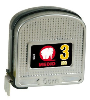 Miara zwijana 3 m obudowa inox 5328 Medid