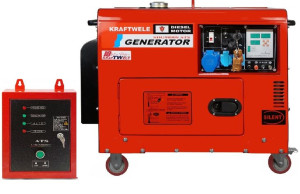 Generator agregat prądotwórczy 9,8KW 1F230V z ATS SDG9800S 1F
