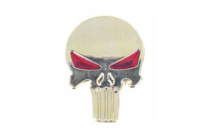 Emblemat Znaczek Czaszka Mod 8