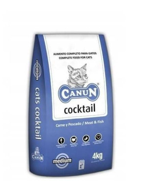 Canun Cats Cocktail 4kg karma dla kota bogata w drób (25%) i olej rybny