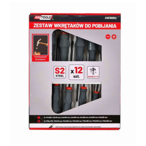 Zestaw wkrętaków do pobijania 12szt. AW36952