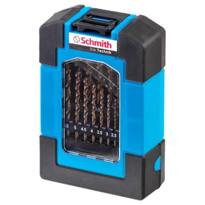 Komplet wierteł do metalu Kobaltowych 19 szt. Schmith