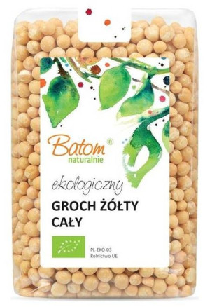Groch żółty cały Bio Ekologiczny 500 g Batom