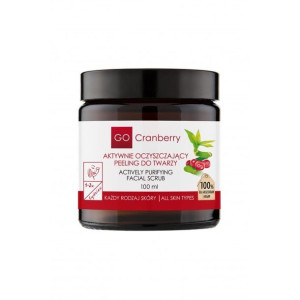 GoCranberry, Peeling do twarzy Aktywnie Oczyszczający, 100ml,