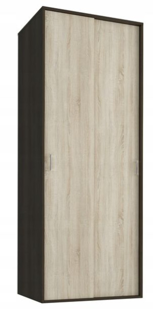 Szafa przesuwna 2d 70cm UU-70P WENGE MIX SONOMA