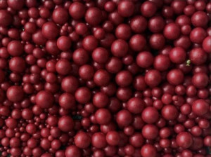 POSYPKA MIX MACZEK KULKI perłowe bordowe - 50g