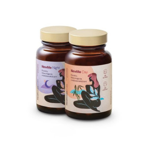 HealthLabs NewMe Day+Night witaminy minerały na włosy skórę paznokcie 60 k