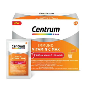 Centrum Immuno Vitamin C Max Odporność witaminy minerały 14 saszetek