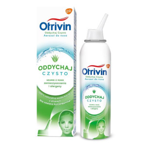 Otrivin Oddychaj Czysto areozol do nosa dla dorosłych ekstrakt z aloesu