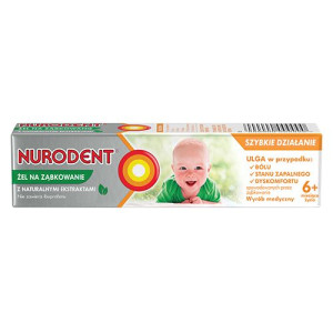 NURODENT Żel na ząbkowanie dla niemowląt od 6 miesiąca życia 15ml