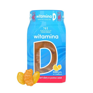 Noble Health Premium Wellness witamina D suplement diety żelki 180g