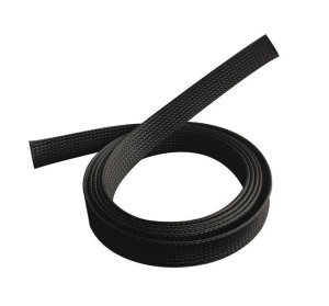 UCH0207A Peszel poliestrowy czarny na kable A/V 1m/40mm