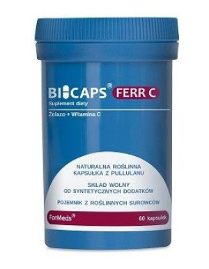 FORMEDS BICAPS Ferr C ŻELAZO WITAMINA C Odporność