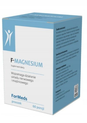 ForMeds F-MAGNESIUM 60 porcji magnezu bez dodatków