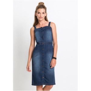 Bonprix Jeansowa Sukienka Szmizjerka Na Guziki 42-44 935531