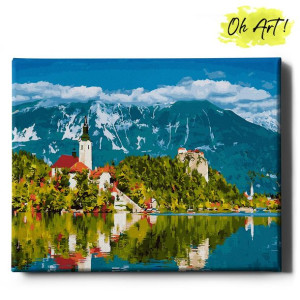 Obraz Malowanie po numerach 40x50 Cm / Krajobrazy górskie / Oh Art