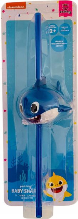 Baby Shark słomka i zabawka z dźwiękiem