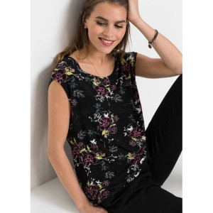 Bonprix Luźna Bluzka Ze Wzorem 36-38 904548