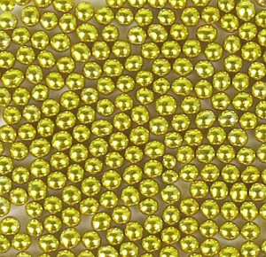Posypka Perełki Cukrowe Błyszczące Złote 5mm - 25g