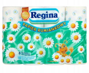 Papier toaletowy Soft Regina A12 rumianek