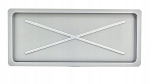 Podstawka pod suszarkę 55x24cm srebrna