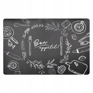 Mata 43,5x28,2cm Bon Appetit czarna HTBB7519