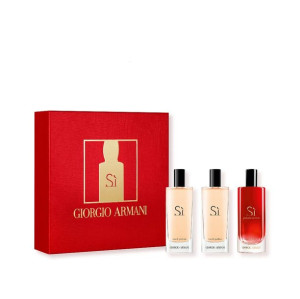 Giorgio Armani Si zestaw Si Passione woda perfumowana 15ml + Si EDP 2x15ml