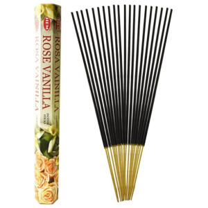 Kadzidełka HEM Rose Vanilla 20 sztuk o zapachu róża i wanilia