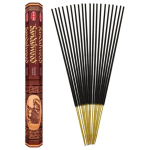 Kadzidełka HEM Sandalwood 20 sztuk o zapachu drzewa sandałowego