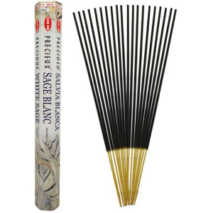 Kadzidełka HEM Precious White Sage (Szlachetna Biała Szałwia) 20 sztuk